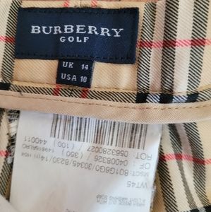 Burberry golf pants size 10 good condition